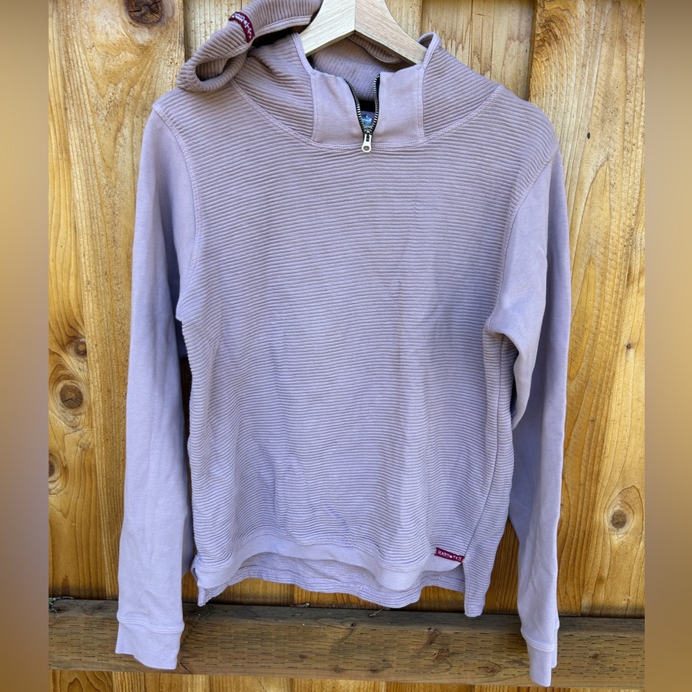 Hard tail‎ forever Light Purple Half-Zip Sweatshirt size S